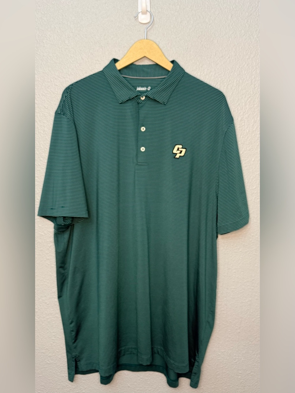 Johnnie-O | Cal Poly Beau Stripped Performance Polo | XXL